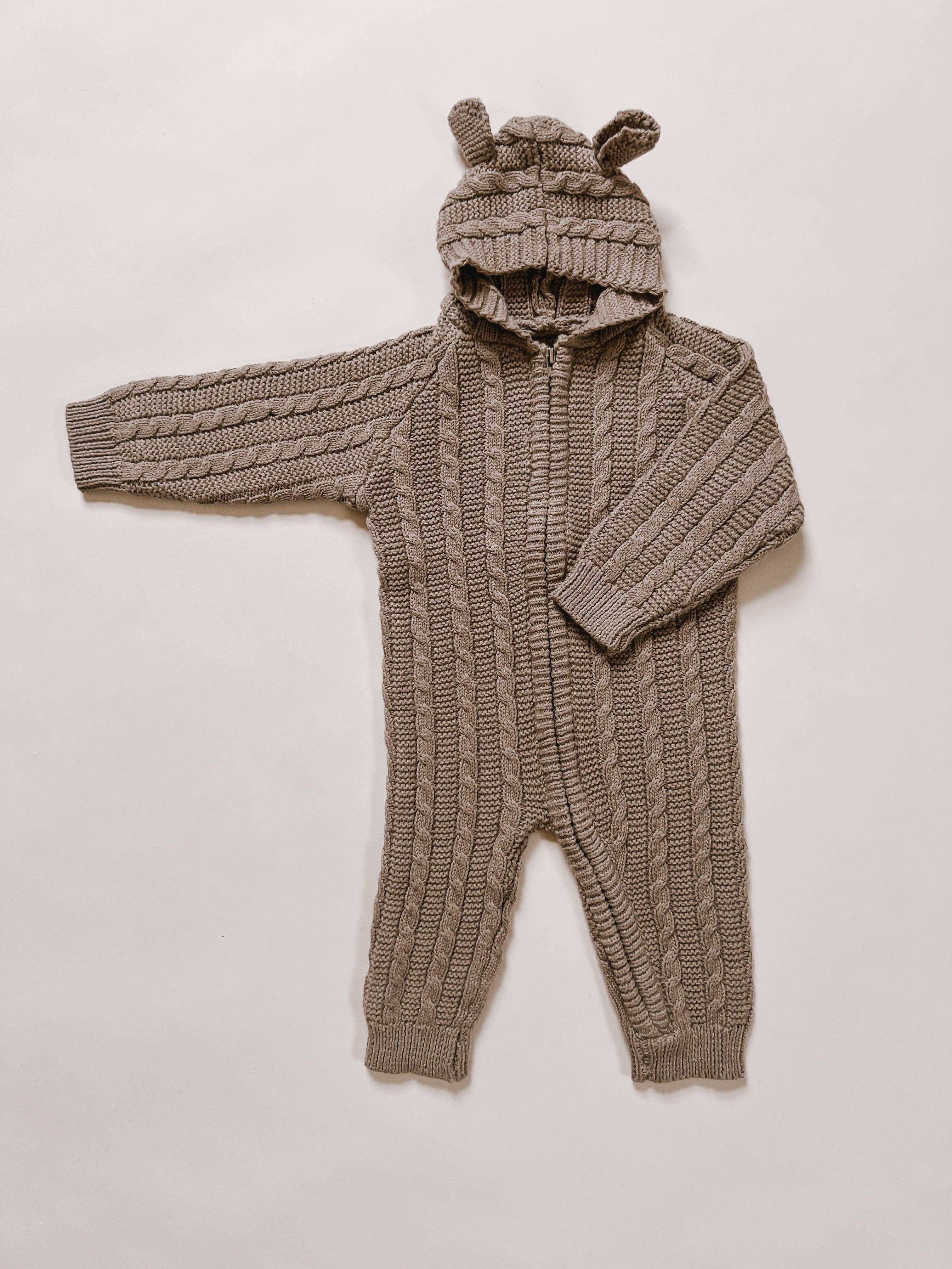 Image of Luna + Luca Baby Bear Jumpsuit